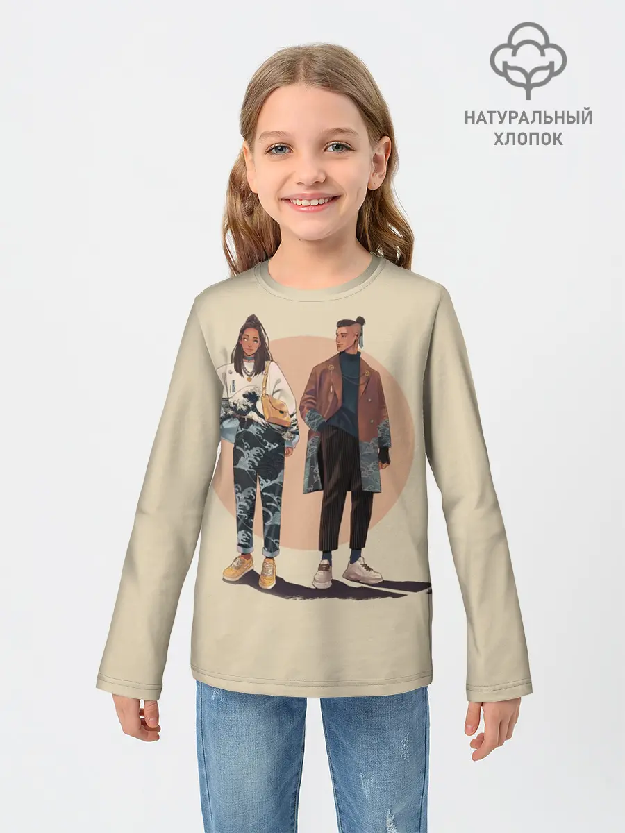 Детский лонгслив / Катара и Сокка