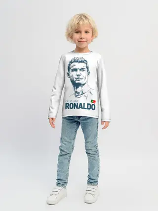 Детский лонгслив / Криштиану Роналду