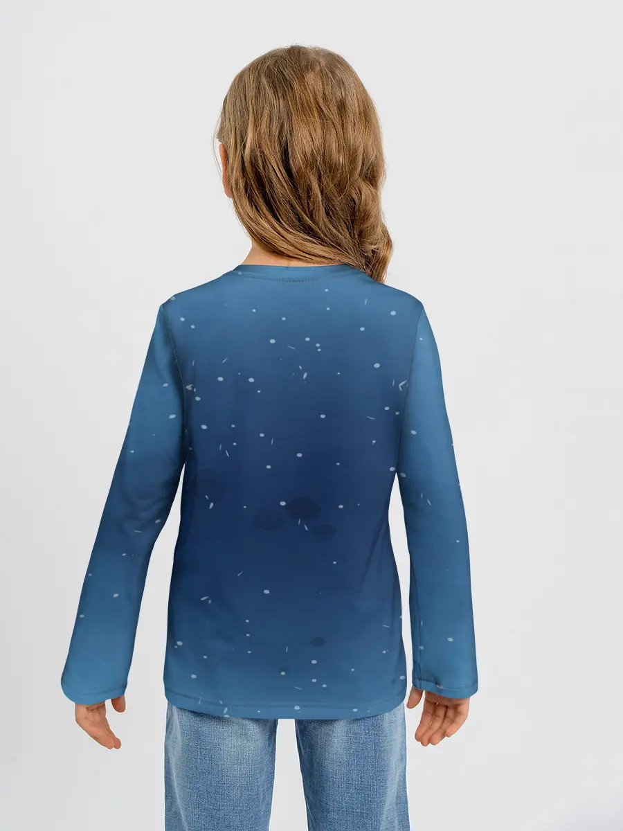 Детский лонгслив / Два дельфина