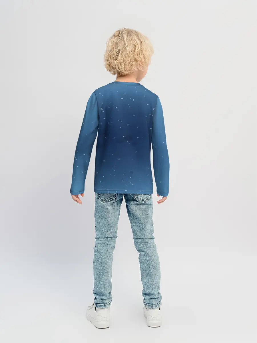 Детский лонгслив / Два дельфина