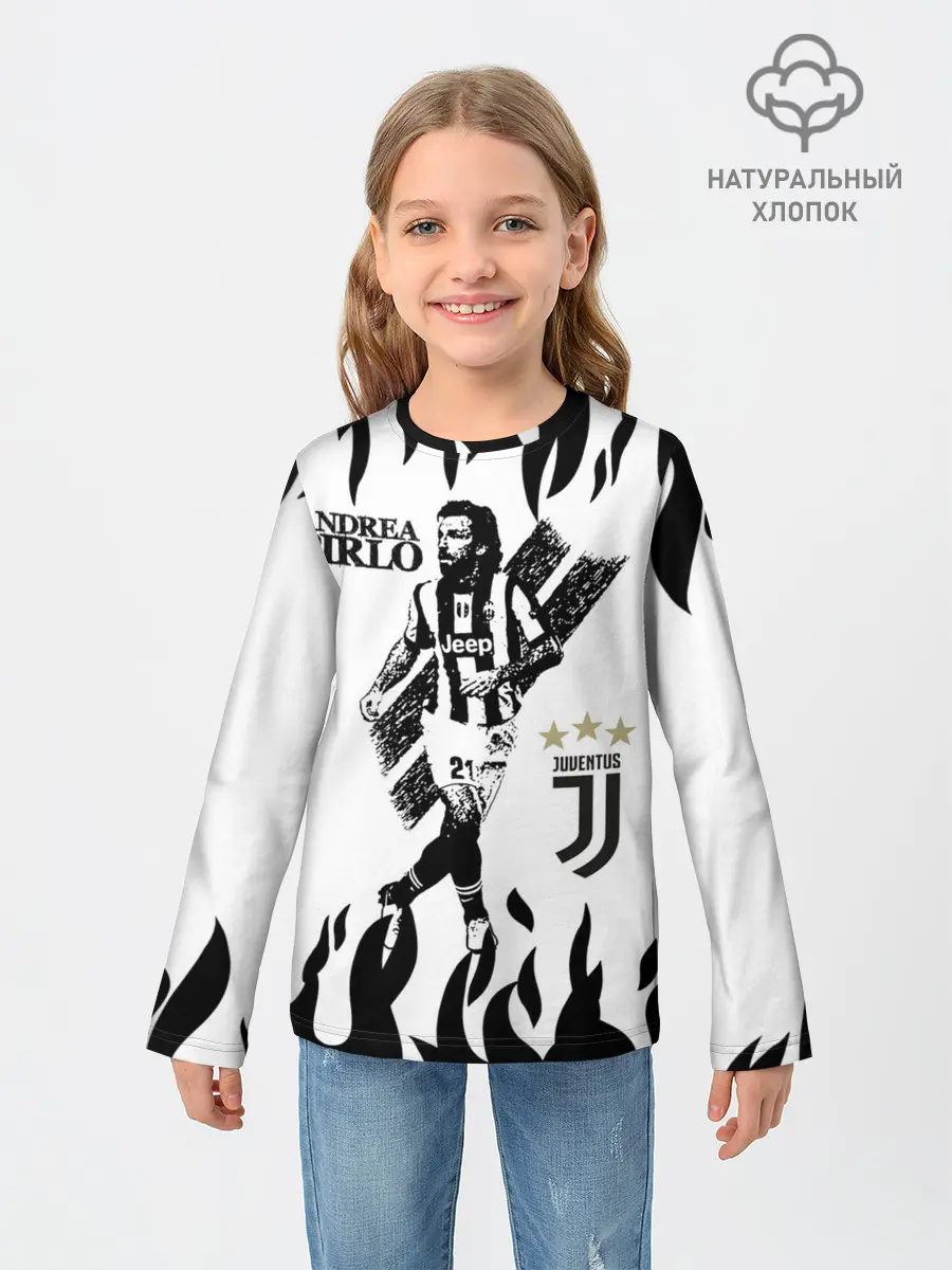 Детский лонгслив / Андреа Пирло/Andrea Pirlo