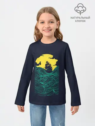 Детский лонгслив / Window to the Sea
