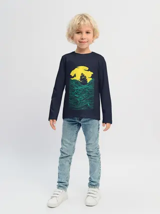 Детский лонгслив / Window to the Sea