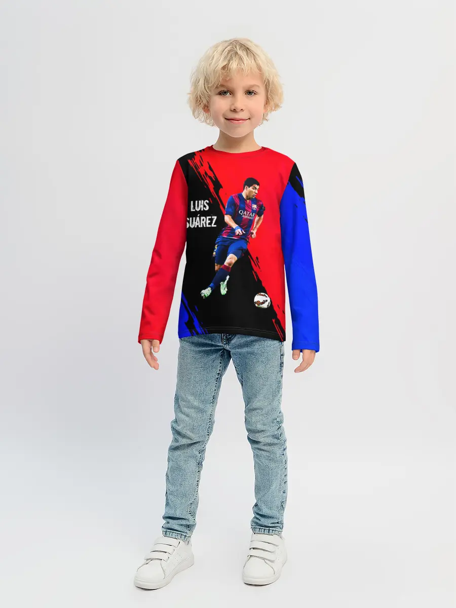 Детский лонгслив / Луис Суарес