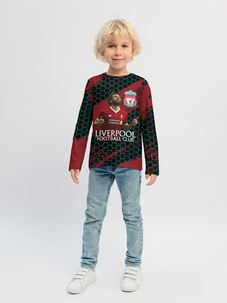 Детский лонгслив / Liverpool: Мохамед Салах.