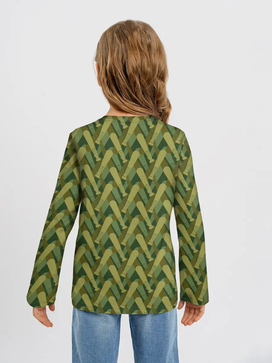 Детский лонгслив / Бейсбольные Биты