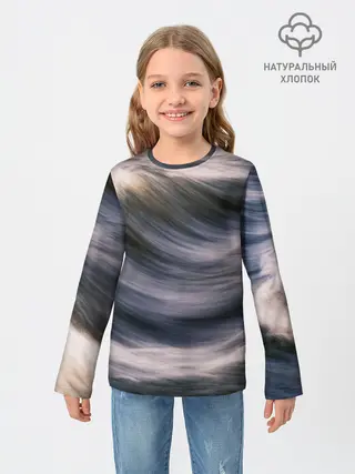 Детский лонгслив / Море волнуется