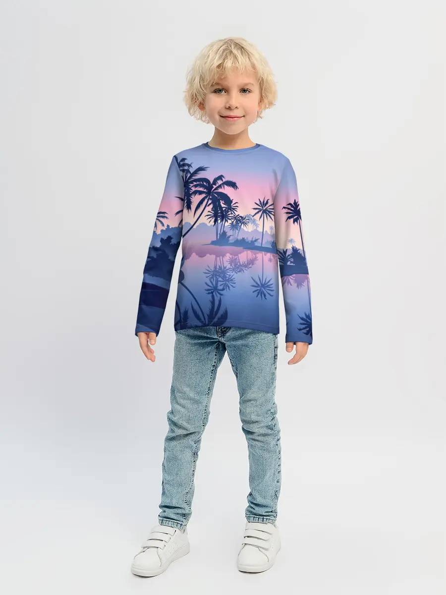 Детский лонгслив / Тихая заводь