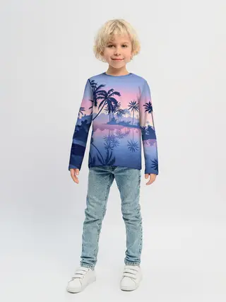 Детский лонгслив / Тихая заводь