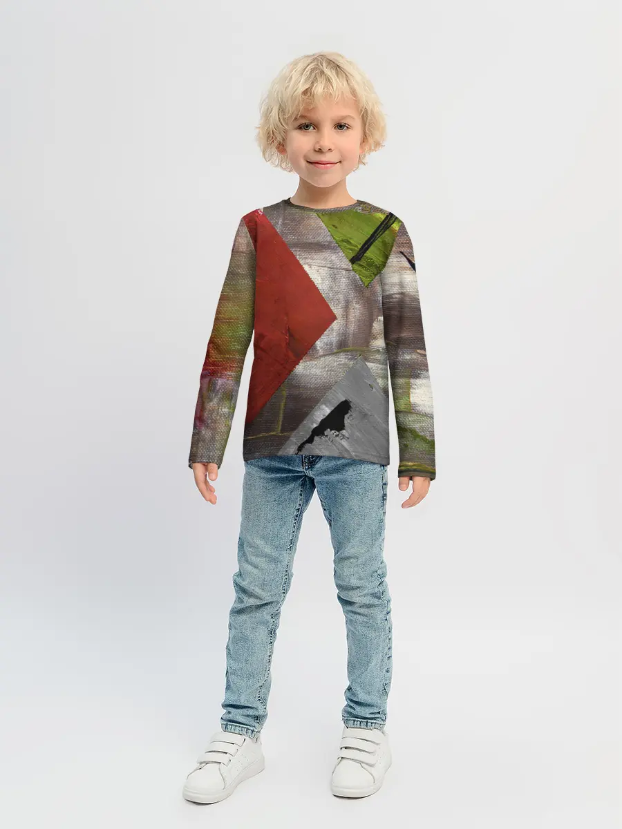 Детский лонгслив / Art Abstraction