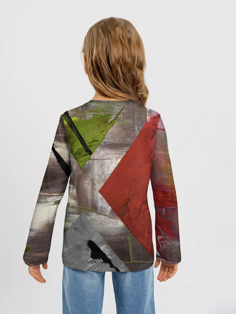 Детский лонгслив / Art Abstraction