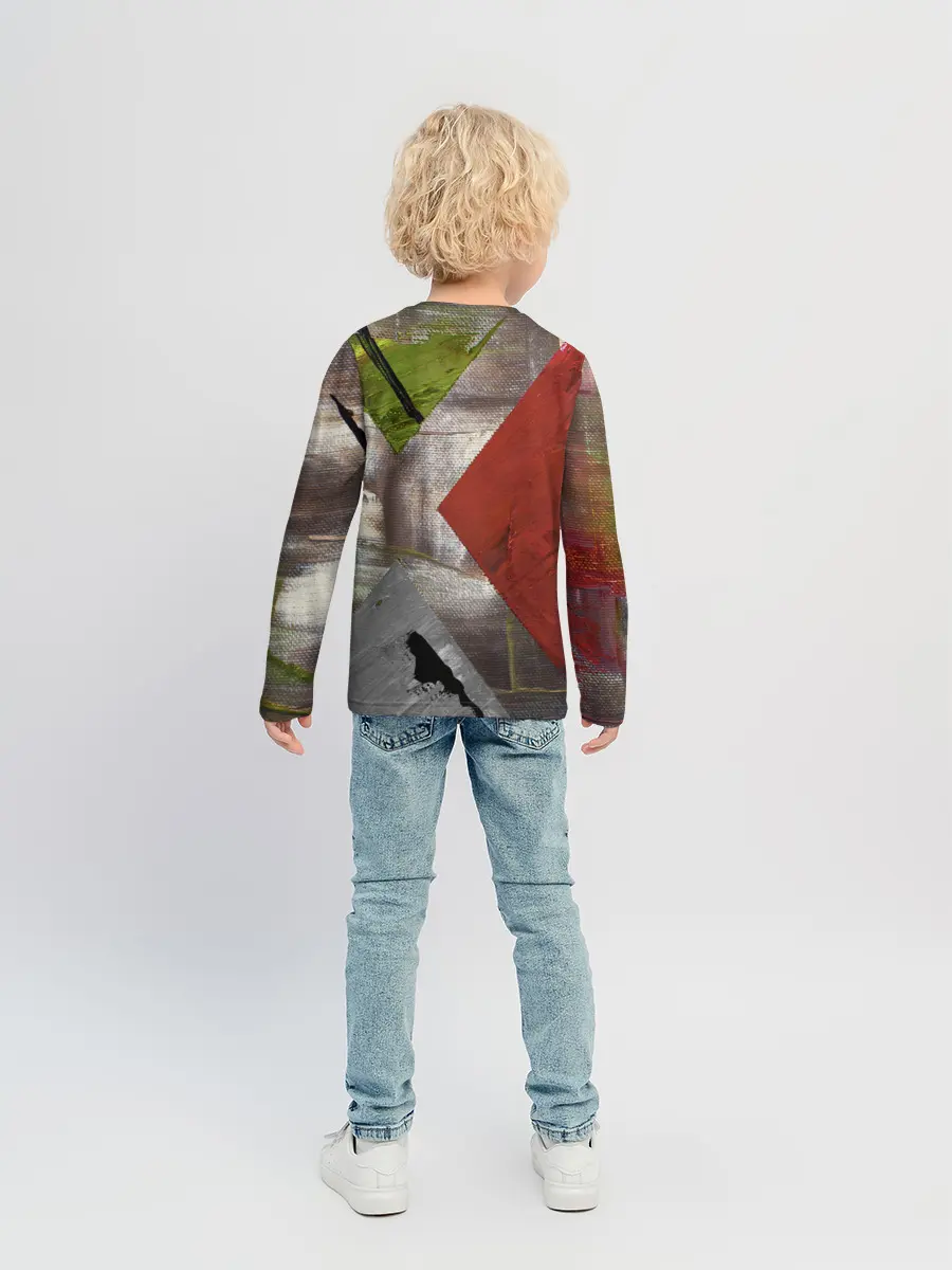 Детский лонгслив / Art Abstraction