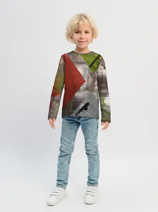 Детский лонгслив / Art Abstraction