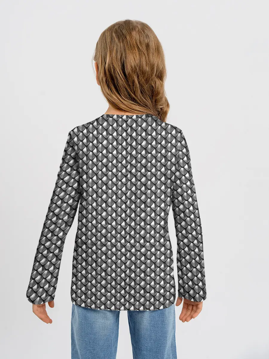 Детский лонгслив / Metal Scales