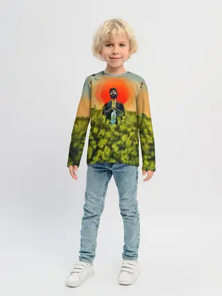 Детский лонгслив / Один в поле