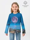 Детский лонгслив / Лунный пляж