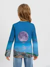 Детский лонгслив / Лунный пляж