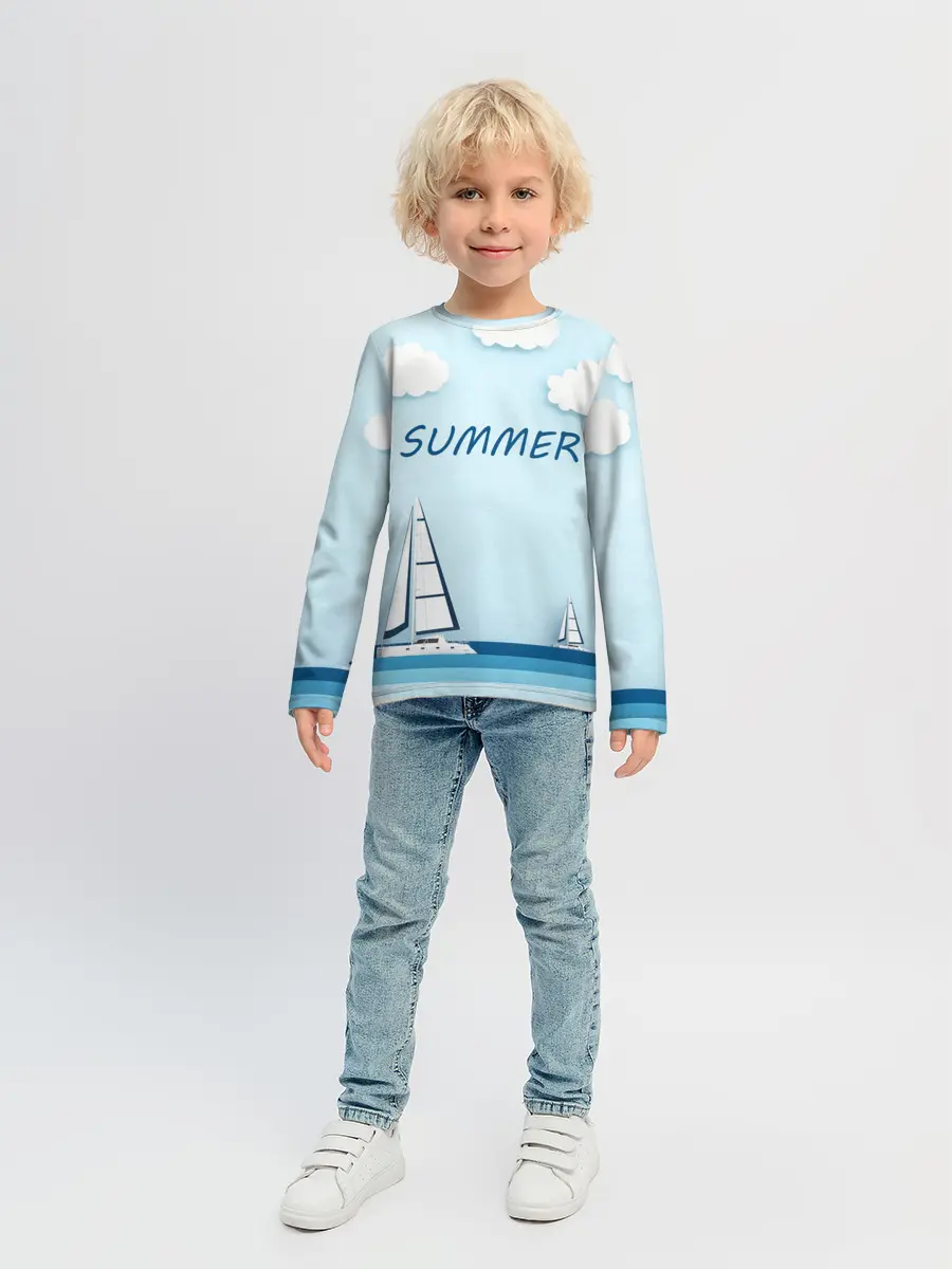Детский лонгслив / ПАРУСНИКИ | SUMMER