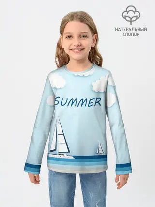 Детский лонгслив / ПАРУСНИКИ | SUMMER