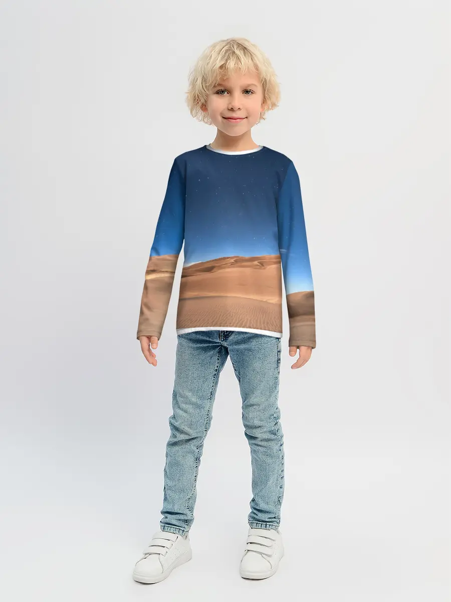 Детский лонгслив / Пустыня