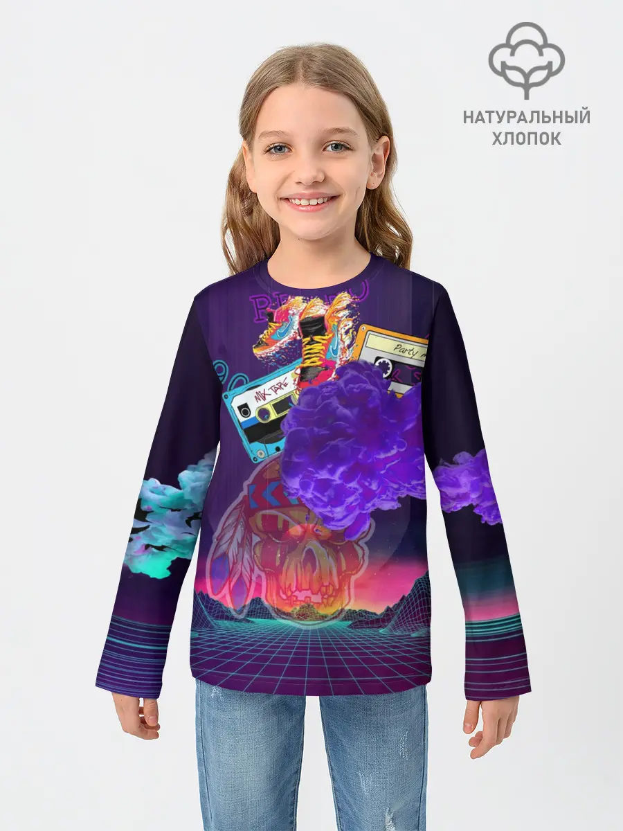 Детский лонгслив / Ретро 90-е.