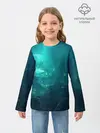 Детский лонгслив / Дно морское