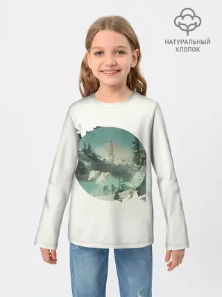 Детский лонгслив / Необычное окно