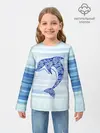 Детский лонгслив / Дельфин