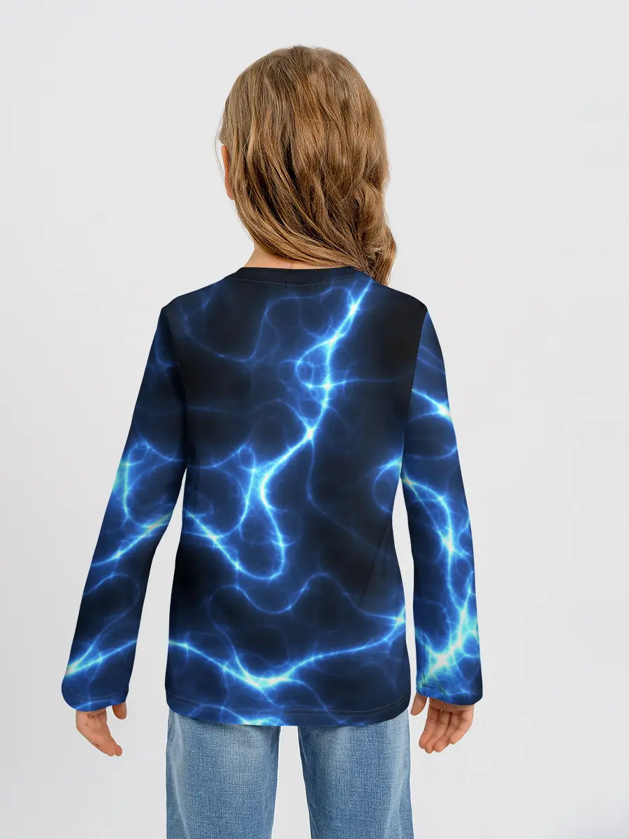Детский лонгслив / Energy Waves