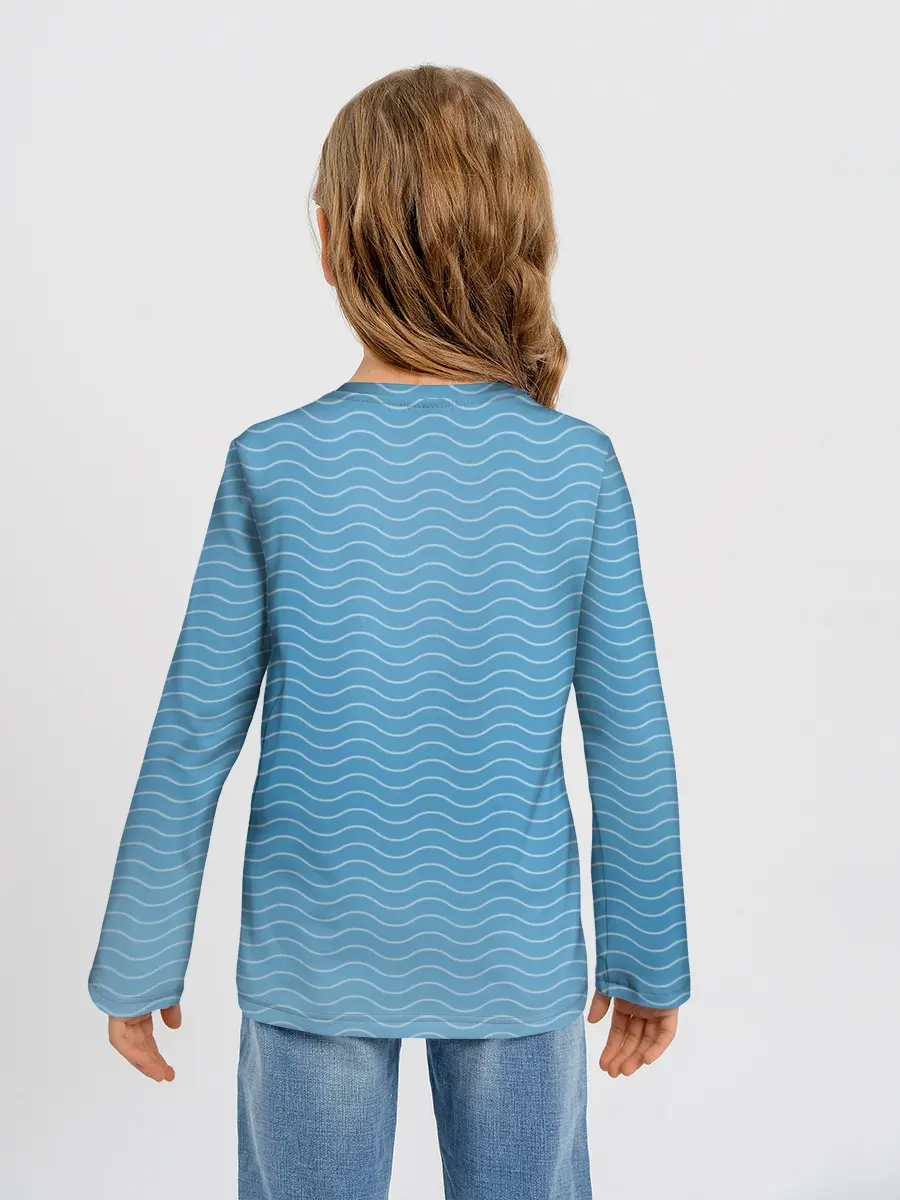 Детский лонгслив / Пингвин