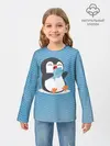 Детский лонгслив / Пингвин