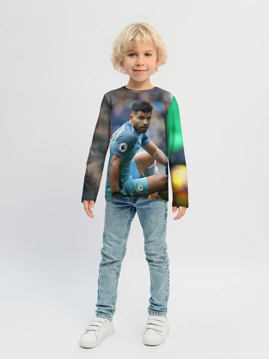 Детский лонгслив / Серхио Агуэро