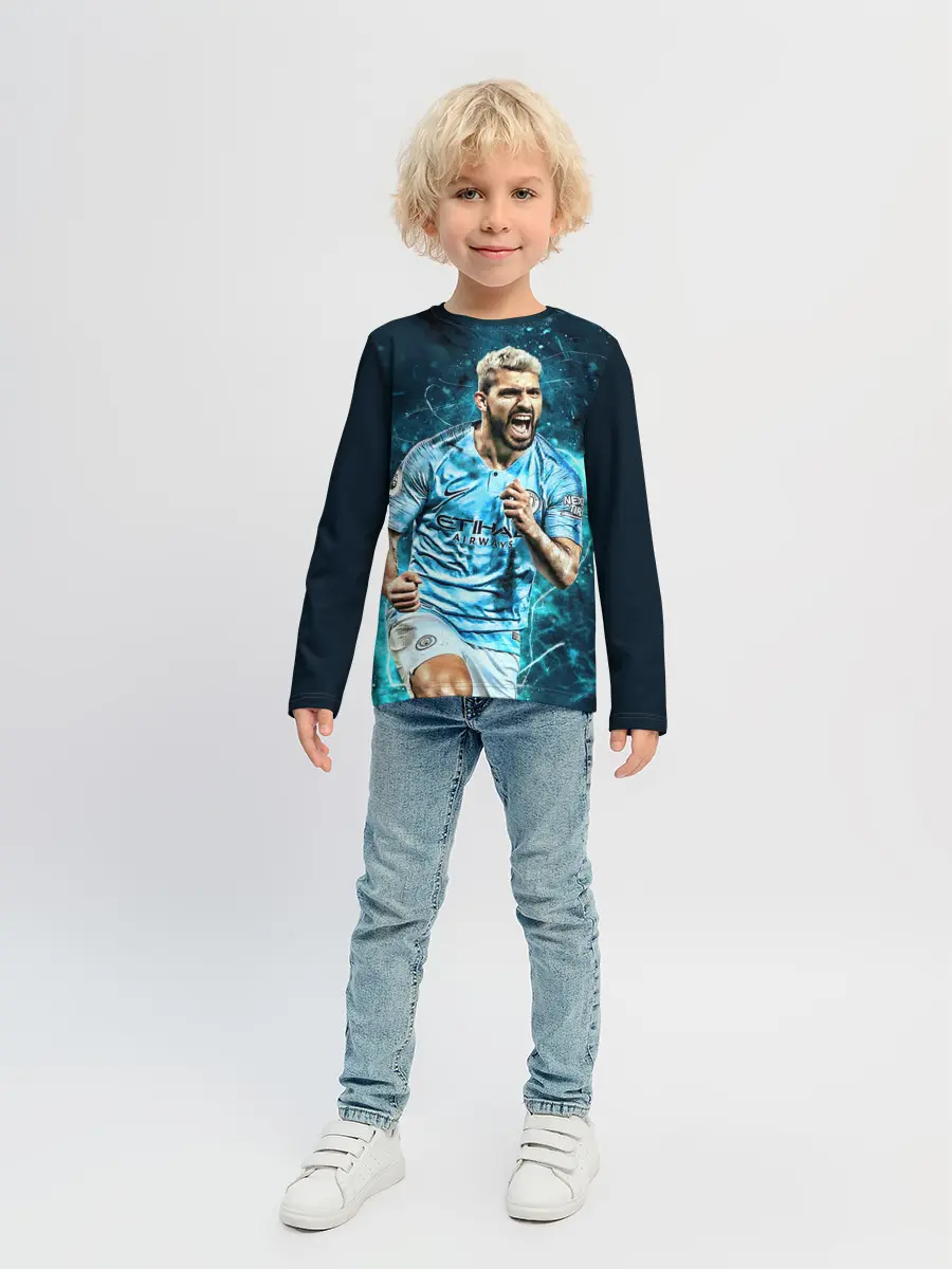 Детский лонгслив / Серхио Агуэро