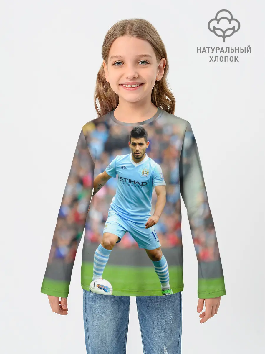 Детский лонгслив / Серхио Агуэро