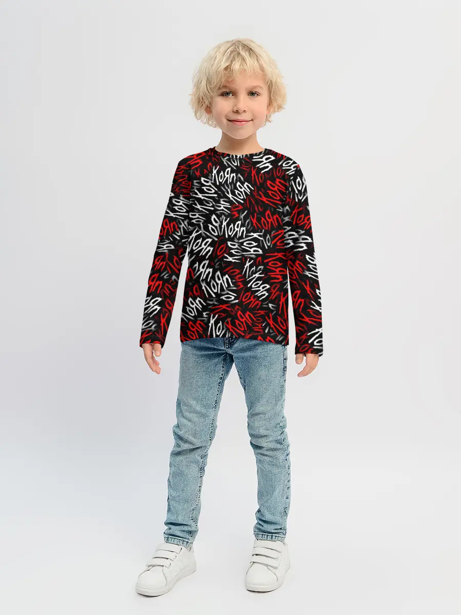 Детский лонгслив / KoЯn KoЯn KoЯn...