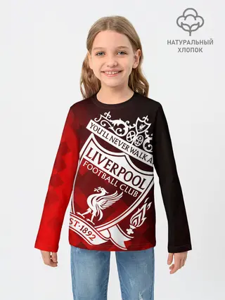 Детский лонгслив / LIVERPOOL / ЛИВЕРПУЛЬ