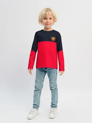 Детский лонгслив / СТИЛЬ СССР + ДИЗАЙН СПИНЫ