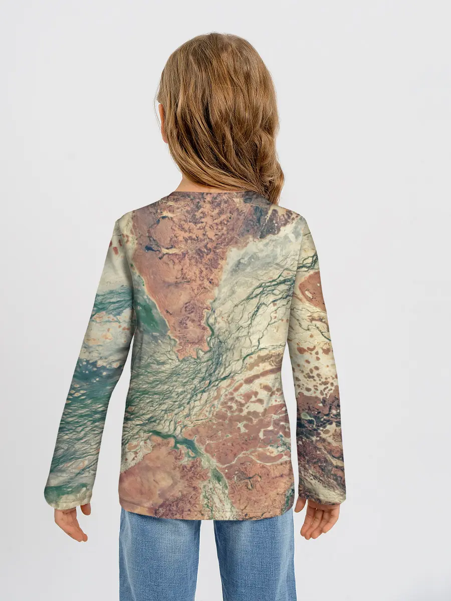 Детский лонгслив / Снимок со СпуТника