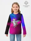 Детский лонгслив / Единорог | Unicorn