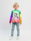 Детский лонгслив / Танцующий единорог | Unicorn DAB