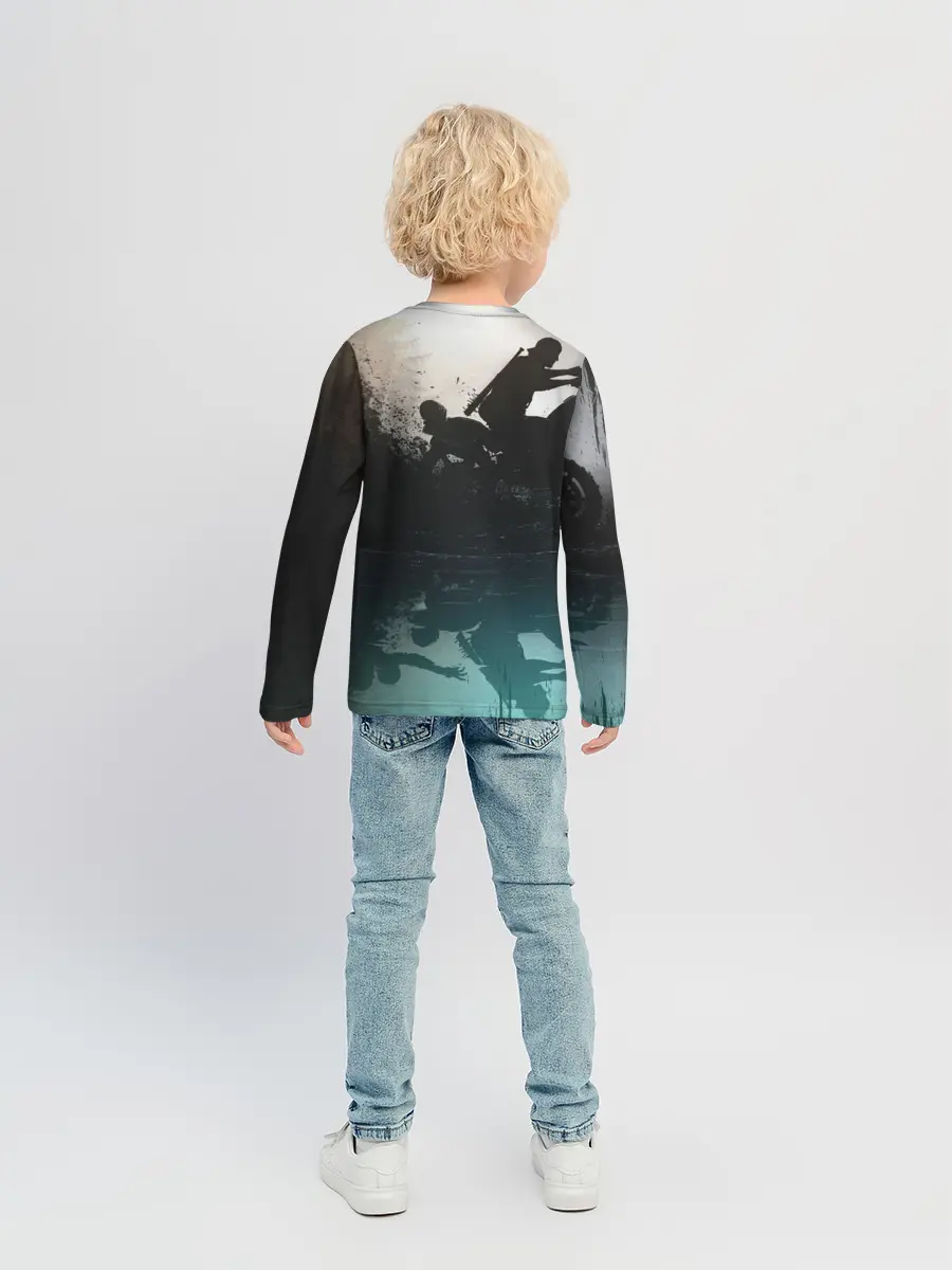 Детский лонгслив / Days gone отражение Дикона
