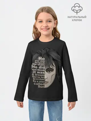 Детский лонгслив / Стихи Цоя