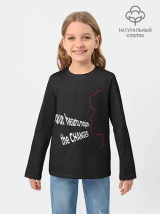 Детский лонгслив / Перемен! Цой