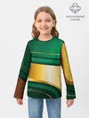 Детский лонгслив / GREEN GOLD 3D