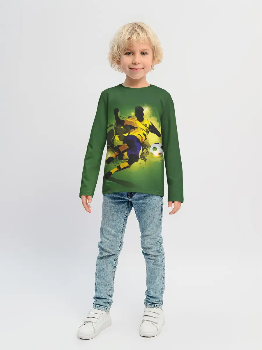 Детский лонгслив / Футбол