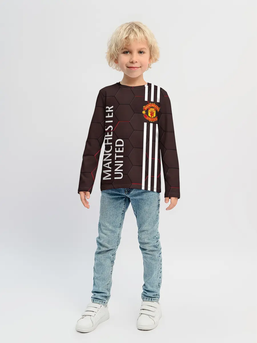 Детский лонгслив / МАНЧЕСТЕР / MANCHESTER / ПЛИТЫ