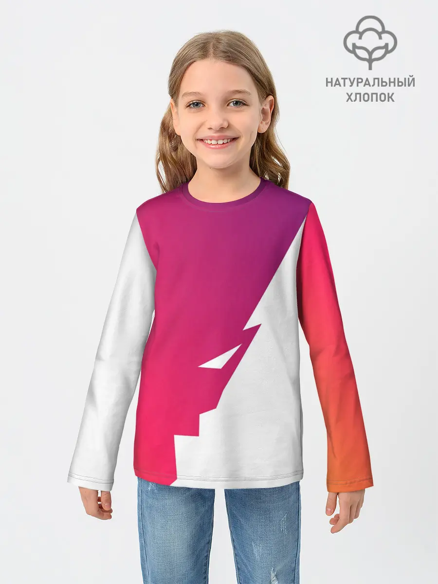 Детский лонгслив / Обертка и Задний фон