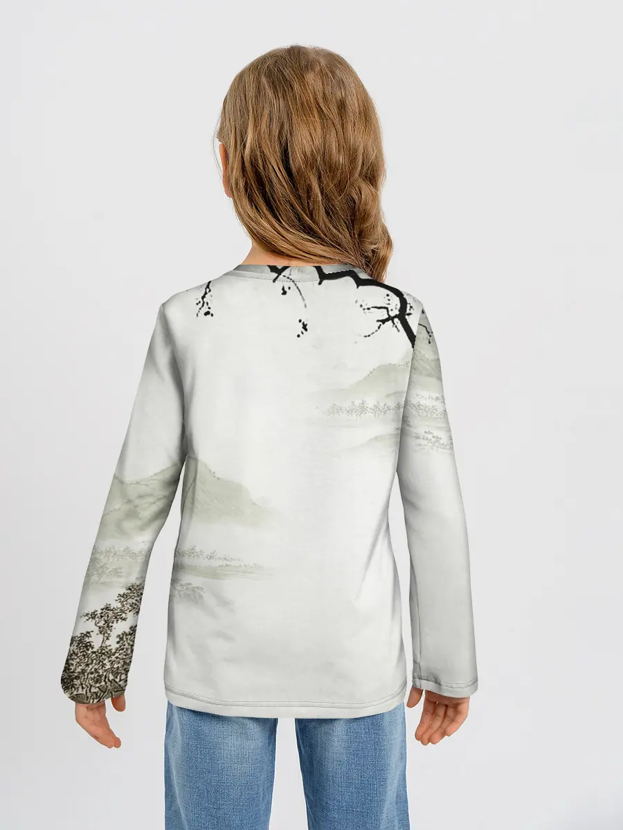 Детский лонгслив / Аста Чёрный клевер Япония