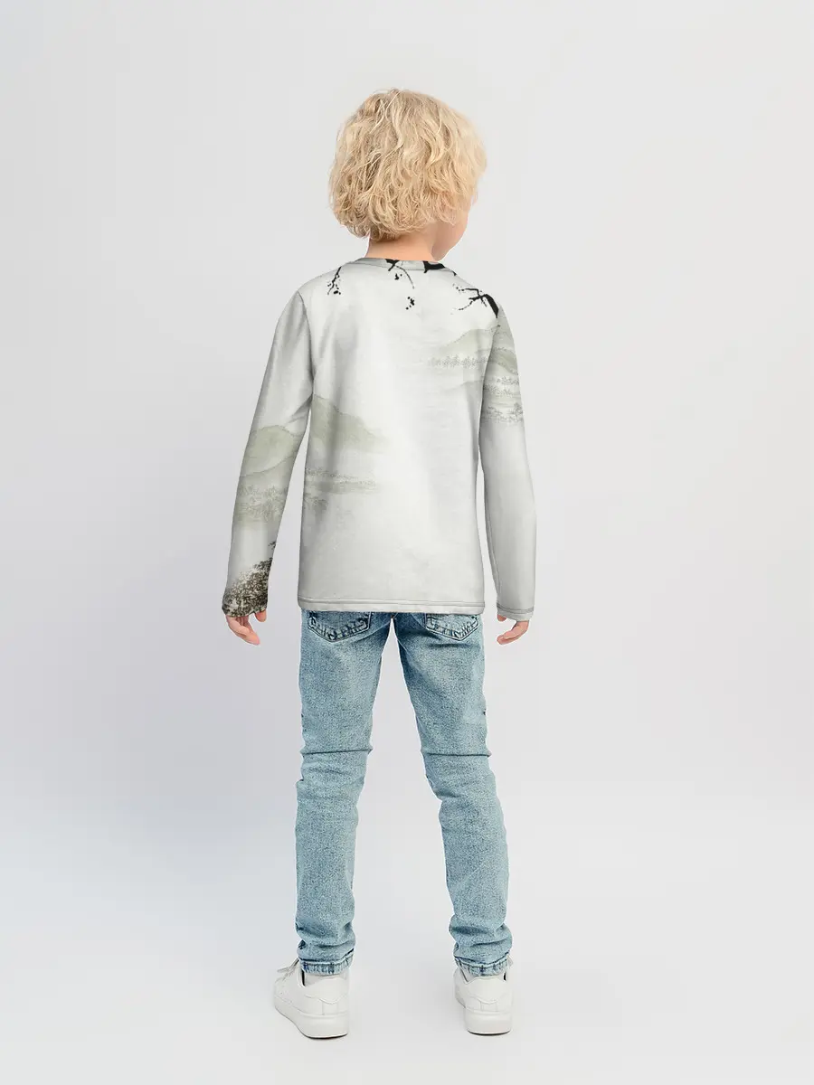 Детский лонгслив / Аста Чёрный клевер Япония