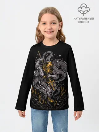 Детский лонгслив / ПОДВОДНАЯ БИТВА